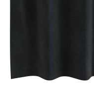 Затъмняващи завеси 2 pcs Черно 140 x 245 cm Кадифе