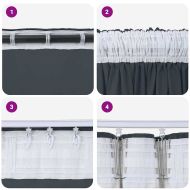 Кадифени завеси 2 pcs Сребристо сиво 245 x 140 см Кадифе