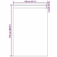Кадифени завеси С завеси 2 pcs Шампанско 175 x 140 см Кадифе
