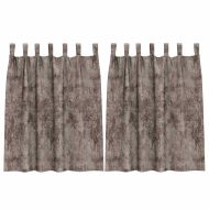 Кадифени завеси С завеси 2 pcs Капучино 140 x 140 cm Кадифе