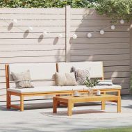 Шезлонг Натурален маслен 200 x 57 x 75 см