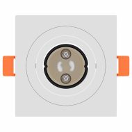 Прожектор 12 pcs Бяло 9 x 9 x 2 см Алуминий