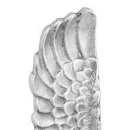 Скулптура с криле 2 pcs Сребрист 31 x 5 x 91 см Алуминий