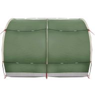 Палатка за съхранение на велосипеди Зелен 256 x 222 x 182 см