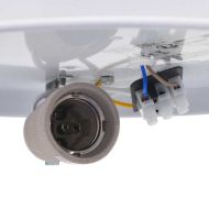 Таванна лампа с прожектори Сив 30 x 30 x 13,5 см текстил