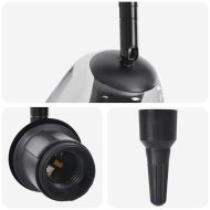 Таванен спот с прожектори Черно 13 x 13 x 26 см Стъкло и метал