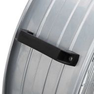 Барабанен вентилатор с колело Сребрист 79 x 37 x 82 см Алуминий