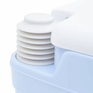 Къмпинг тоалетна Светлосиньо и бяло 41,5 x 36,5 x 30 cm