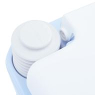 Къмпинг тоалетна Светлосиньо и бяло 41,5 x 36,5 x 42 см