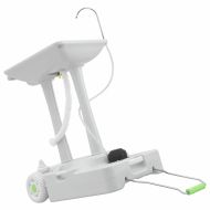 Стойка за измиване на ръце с колела за къмпинг Сив