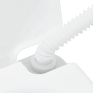 Комплект тоалетна за къмпинг 2 pcs Сив и бял