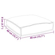 Възглавница 4 pcs Мотив с листа 40 x 40 x 8 см Оксфордска тъкан