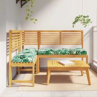 Възглавница 6 pcs Мотив с листа 40 x 40 x 8 см Оксфордска тъкан