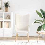 фотьойл Крем 62 x 67 x 95,5 см Тъкан Шерпа