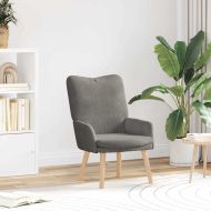 фотьойл Светлосиво 63 x 67 x 94 см текстил