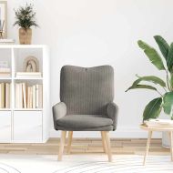 фотьойл Светлосиво 63 x 67 x 94 см текстил