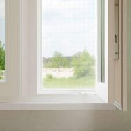 Мрежа против насекоми Бяло 100 x 1000 cm Стъклопласт