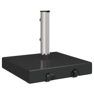 Основа за чадър Черно 41 x 41 x 37 см Гранит