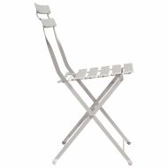 Сгъваем градински стол 2 pcs Бежово 42 x 46 x 82см Метал