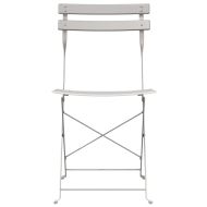 Сгъваем градински стол 2 pcs Бежово 42 x 46 x 82см Метал