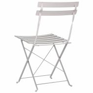 Сгъваем градински стол 2 pcs Бежово 42 x 46 x 82см Метал