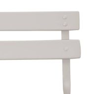 Сгъваем градински стол 2 pcs Бежово 42 x 46 x 82см Метал
