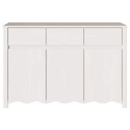 Служебен шкаф с чекмедже Drammen Бяло 114 x 43 x 75,5 см