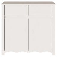 Служебен шкаф с чекмедже Drammen Бяло 79 x 43 x 75.5 см