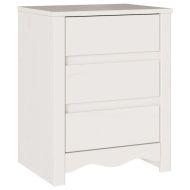 Масичка за кафе с чекмедже Drammen Бяло 45 x 35 x 56 см