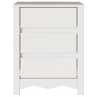 Масичка за кафе с чекмедже Drammen Бяло 45 x 35 x 56 см