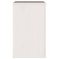 Масичка за кафе с чекмедже Drammen Бяло 45 x 35 x 56 см