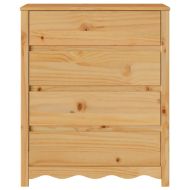 Плика Drammen Дъб 76,5 x 40 x 91 см Масивна борова дървесина