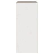 Плика Drammen Бяло 76,5 x 40 x 91 см Масивна борова дървесина