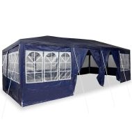Парти шатър Синьо 800 x 400 x 266 см Полиетилен
