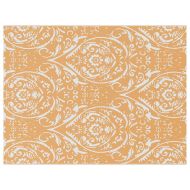 Външен килим Якобинска ARAKIL Оранжево и бяло 400 × 300 cm