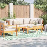 Външен килим ARAKIL Зелен и бял 400 × 300 cm 50% Полипропилен