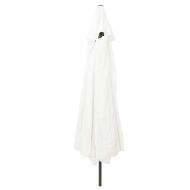 Градински парасол Пясък 394 x 394 x 248 см Полиестер и стомана