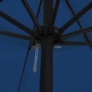 Градински парасол Азурно син 394 x 394 x 248 см