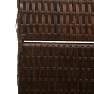 Разделител за стая Кафяво 146 x 180 см полиратан