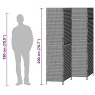 Разделител за стая Бежово 195 x 180 см полиратан