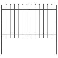 Градска ограда Сив 1,7 x 1,2 m Прахово боядисана стомана