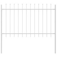 Градска ограда Бяло 1,7 x 1 m Прахово боядисана стомана