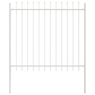 Градска ограда Бяло 1,7 x 1,5 m Прахово боядисана стомана