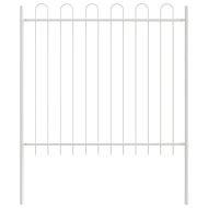 Градска ограда Бяло 1,7 x 1,5 m Прахово боядисана стомана