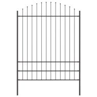 Градска ограда Сив 170 x 225 см Прахово боядисана стомана