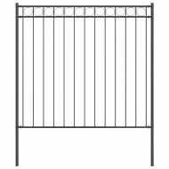 Елемент на оградата Сив 170 x 170 см Стомана