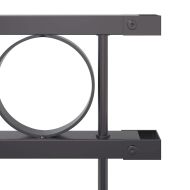 Елемент на оградата Сив 170 x 150 см Стомана