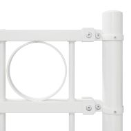 Елемент на оградата Assen Бяло 170 х 130 см Стомана