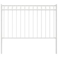 Елемент на оградата Бяло 170 x 150 см Стомана