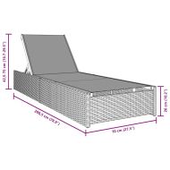 Шезлонг Сив 200.5 x 70 x 75 см полиратан